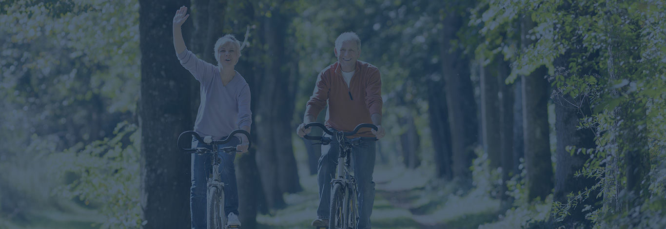 Residents outdoors in a welcoming community